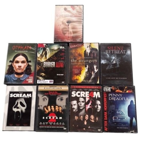 Halloween DVD Movie Lot Scream 2 The Strangers Orphan - Picture 2 of 5